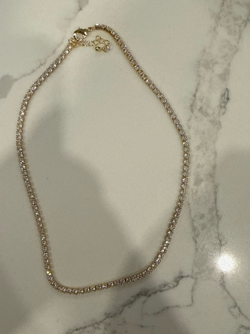 Adina Eden Tennis Necklace